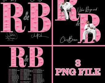 Raymond & Brown Tour 2026, Usher x Chris Brown Tshirt Design ( Digital Download)
