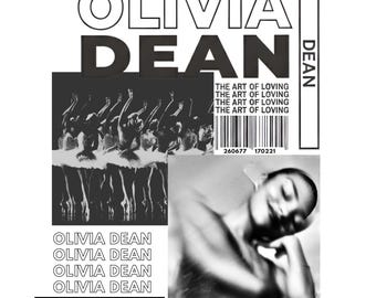 Olivia Dean PNG File: T-Shirt Design (Digital Download)