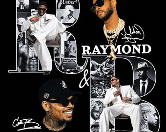 Raymond & Brown Tour 2026, Usher x Chris Brown Tshirt Design ( Digital Download)