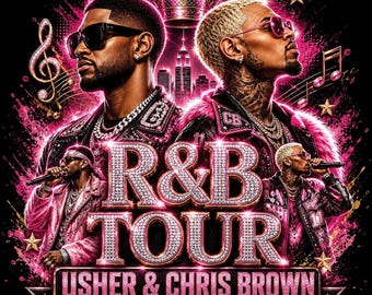 Raymond & Brown Tour 2026, Usher x Chris Brown Tshirt Design ( Digital Download)