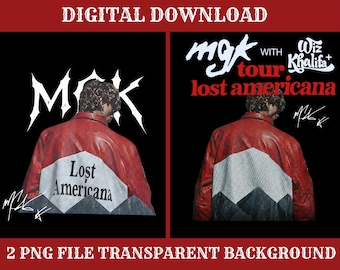 MGK Machine Gun Kelly Lost Americana Tour PNG: Concert Digital File (300 DPI)