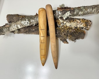Handmade Wood Dibber (Seed planting tool)