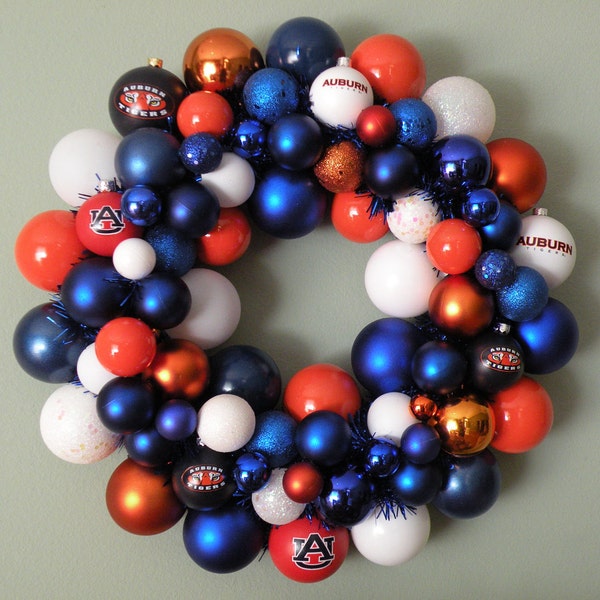 AUBURN TIGERS Ornament Wreath