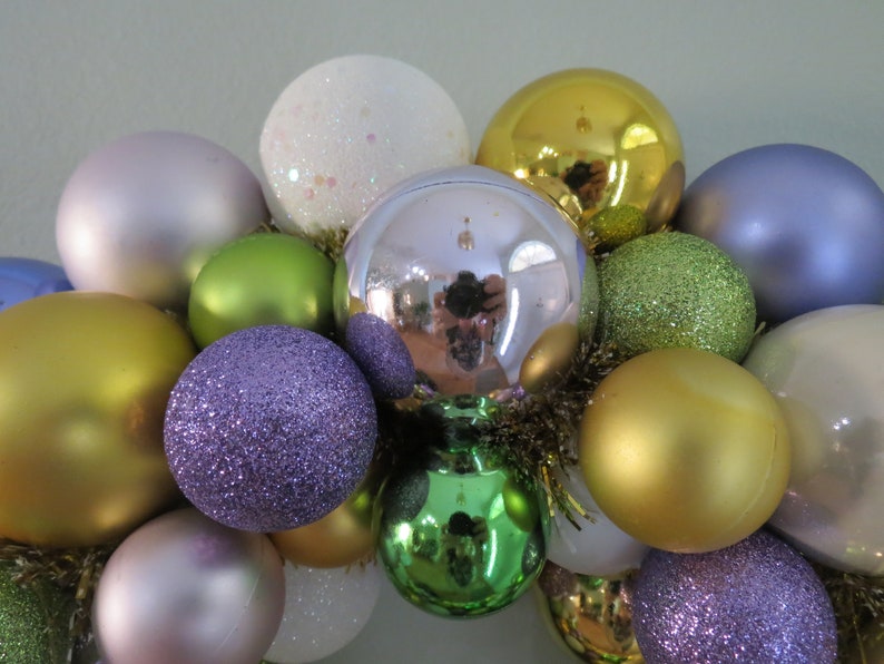 EASTER Wreath Spring Egg Wreath Ornament Wreath--MacKenzie-Childs Easter Egg Yellow