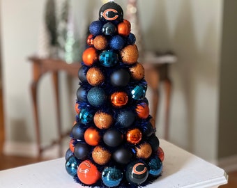 CHICAGO Ornament 14" BEARS Team Tabletop TREE Centerpiece