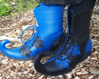 Curly Toe Leather Boot, Fairy, Steampunk