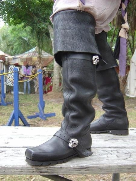 Captain Teach Pirate Boots Steam Punk Etsy Canada