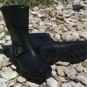 Merchant Square Toe Boots, Steam punk image 5