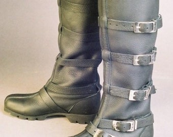 Knee High Buckle Boot, Steam punk