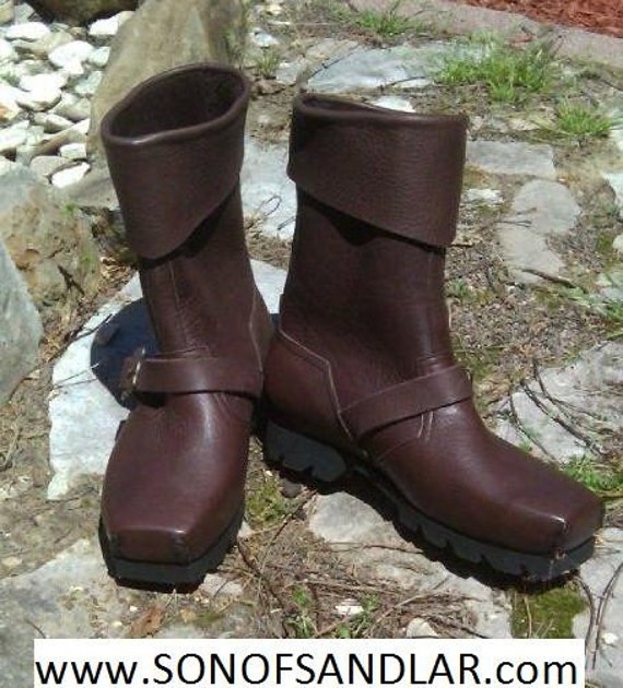 Merchant Square Toe Boots, Steam punk