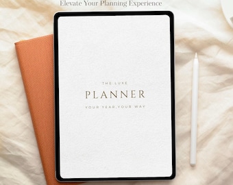 Printable Undated Planner: Monthly Budget, Weekly Habit Tracker (PDF Download)