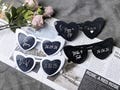 Custom Name Wedding Sunglasses Favour, Custom Bridal Party Heart Shaped Sunglasses for Wedding Party Favour, 5 Colour Bridesmaid Sunglasses.