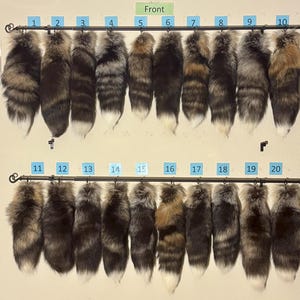 Eco Friendly Cross Fox Tails