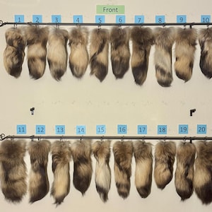 Eco Friendly Finnish Raccoon (Tanuki) Tails