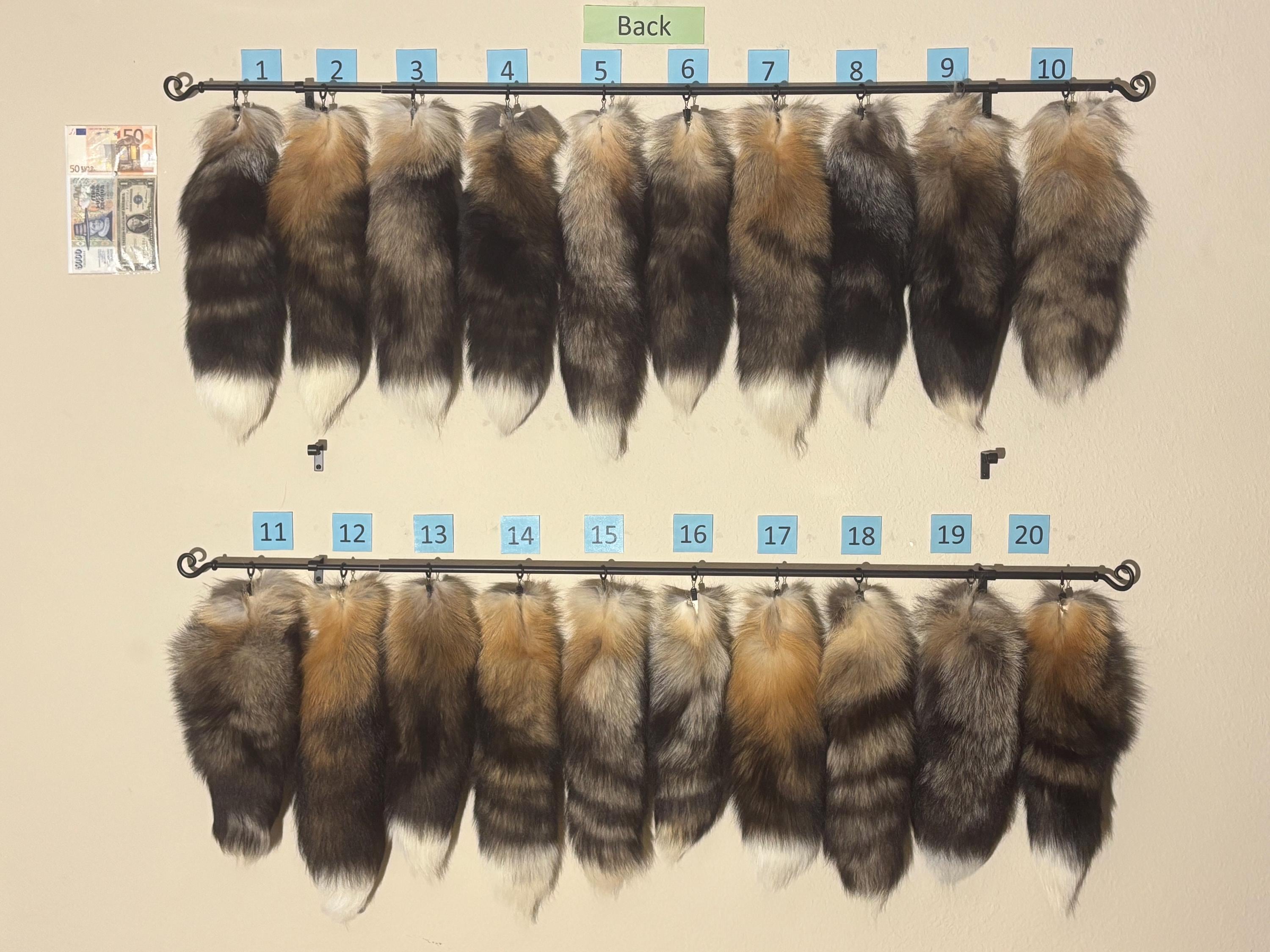 Eco Friendly Cross Fox Tails - Etsy