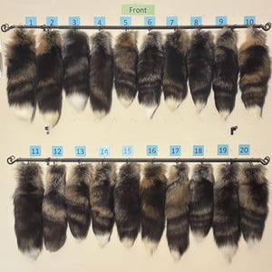 Eco Friendly Cross Fox Tails