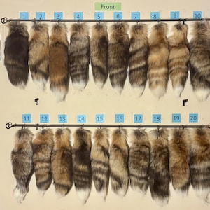 Eco Friendly Cross Fox Tails