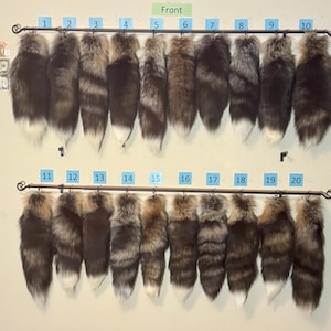 Eco Friendly Cross Fox Tails