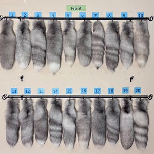 Eco Friendly Sapphire Frost Fox Tails
