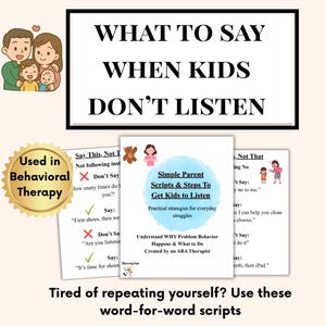 What to Say When Kids Don't Listen: Parent Cheat Cheats to Stop Power Struggles