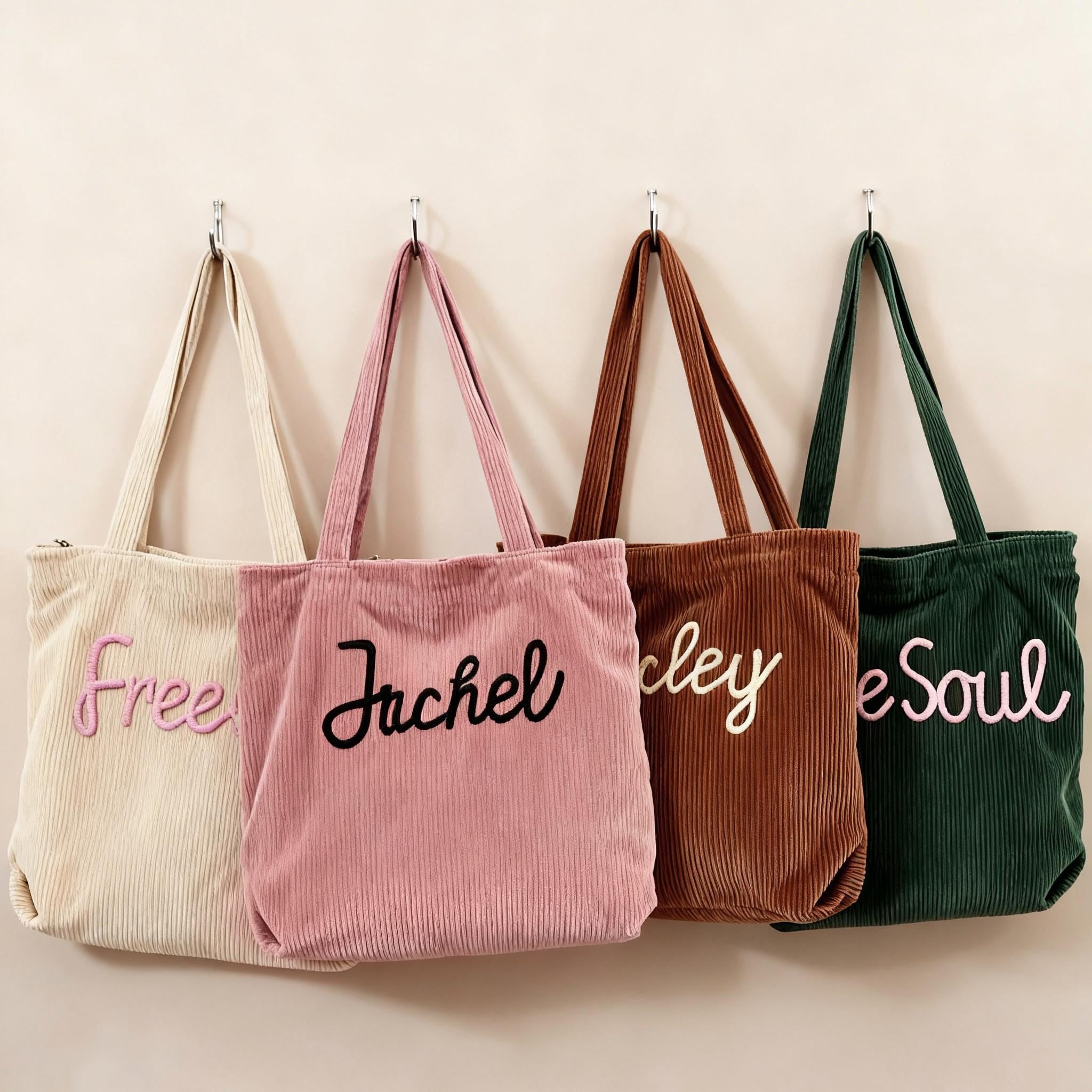FUNSEED Borsa tote da donna, borsa per la spesa, vacanze, viaggi, lavoro, borsa con tasche con cerniera scomparti, 001, Large