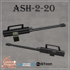 VRChat Gimmicky Avatar Accessory - “AIT_Ash_2_20”  -  CP23