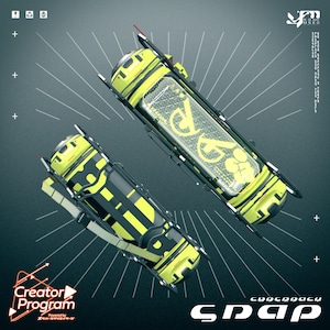 VRChat Avatar Holo Shoulder Bag - Cyberpunk Accessory /CP21