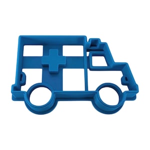Emporte-pièce pour ambulances – PLA imprimé en 3D | Outil de cuisson et de pâte à modeler | Thème scientifique et médical