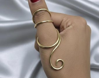 Thumb Splint MCP 925 Silver Ring, MCP Hyperextension Splint, Arthritis Rings, Trigger splint Ring, EDS Splint Ring