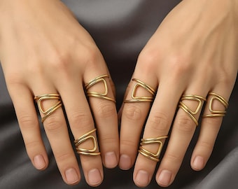 Trigger Finger Rings, Arthritis Ring, Mallet Finger Rings, EDS Finger Splint Rings, Adjustable Rings 925 Sterling Silver Rings