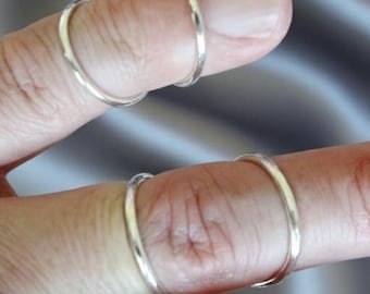Trigger Finger Rings, Arthritis Ring, Mallet Finger Rings, EDS Finger Splint Rings, Deviation Support Rings, 925 Sterling Silver Rings