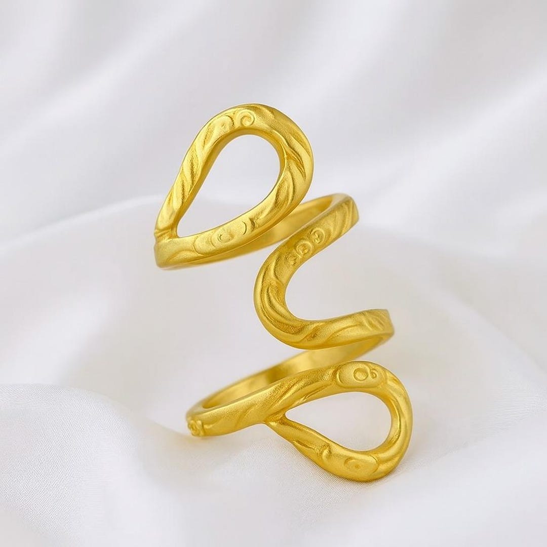 Trigger Finger Rings,18k Gold Arthritis Rings, EDS Finger Splint Rings ...