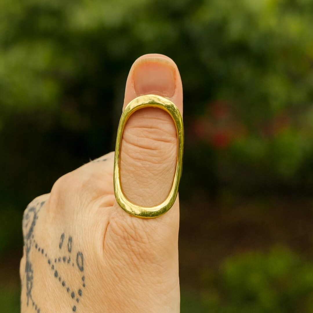 Mobility Rings Adjustable Sterling Silver Arthritis Ring, Hyperextension Support - Etsy