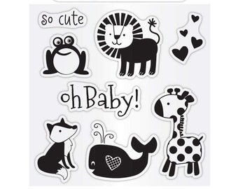 Hampton Art Clear Stamp Set - Oh Baby! SC0764