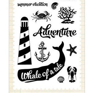 Whale of a Tale Clear Acrylic Stamp Set from Carta Bella