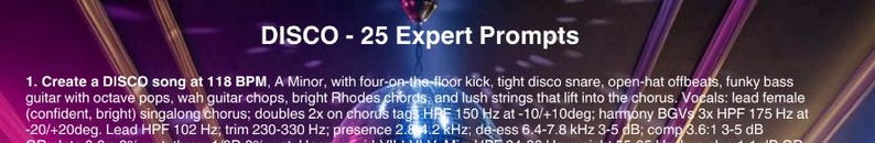 25 invites Disco Expert + paroles (téléchargement PDF) image 2