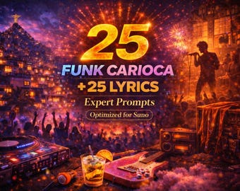 ファンク・カリオカのエキスパートによるヒントとSunoの歌詞（PDFダウンロード）