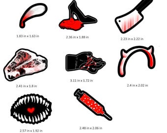 Sticker Pack - Gore Core, Dark and Goth stickers