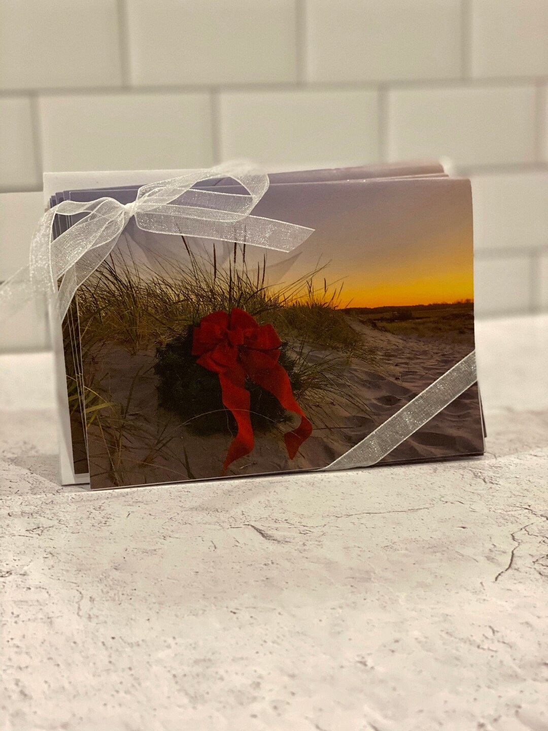 Marshfield Beach Dunes Christmas Cards, Rexhame Beach, Nautical