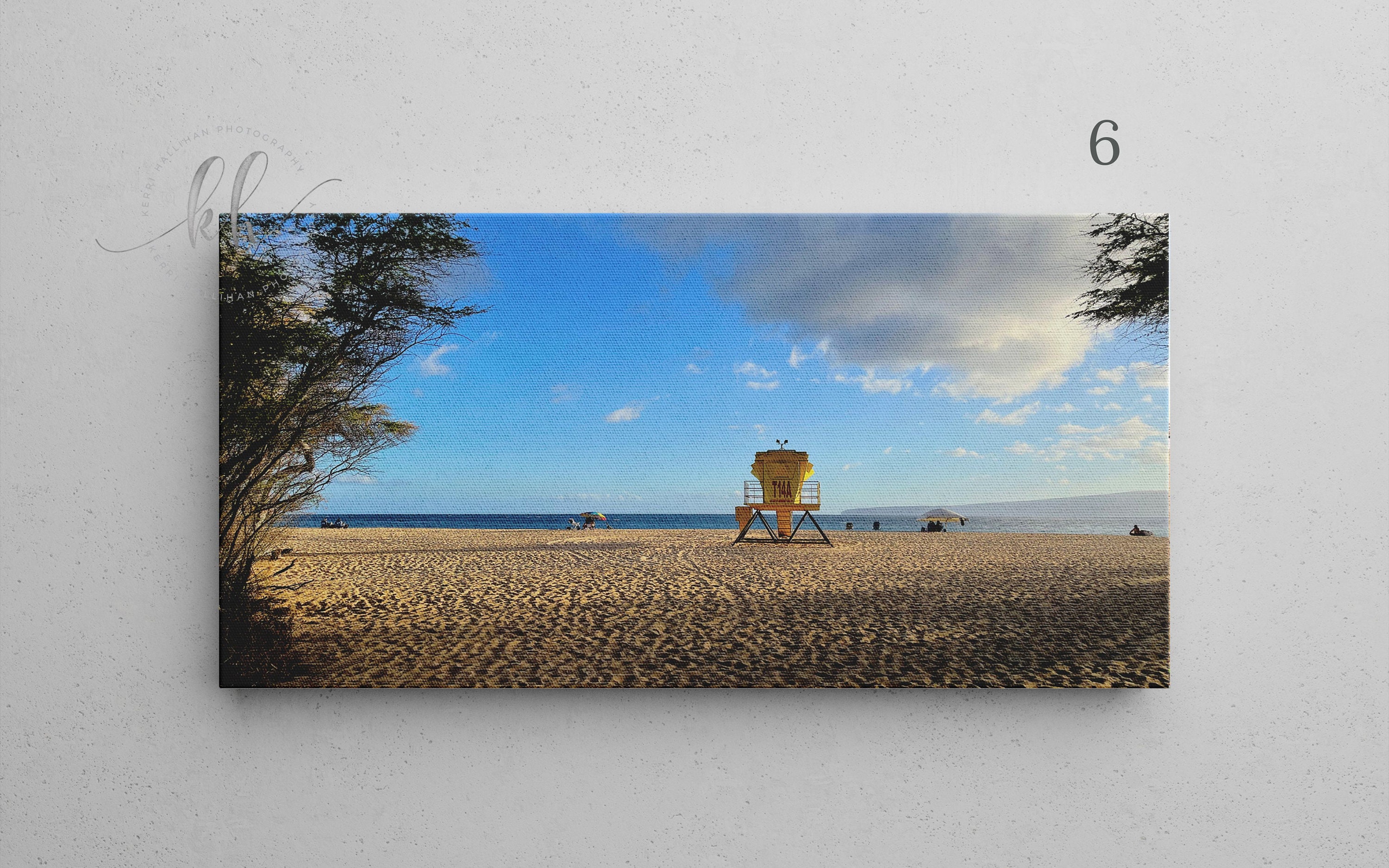 Set of 4 Maui Canvases // Hawaii // Big Beach Makena // Kihei // Road to Hana // Beach House Decor // Panoramic Canvas Print
