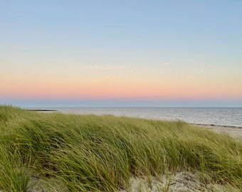 West Dennis Beach Sunset Photo // Nautical Photography // Nautical Decor // Beach Cottage Wall Art // Cape Cod Print