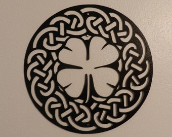 Lucky Celtic Knot  - Metal Wall Art