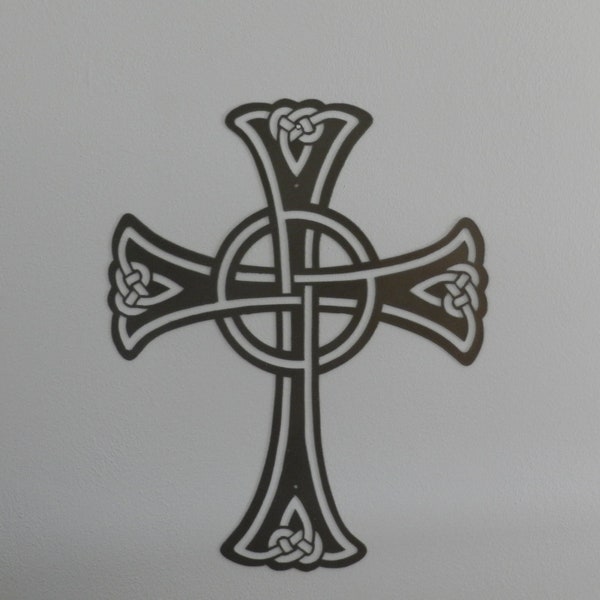 Metal Celtic Cross Wall Art Etsy
