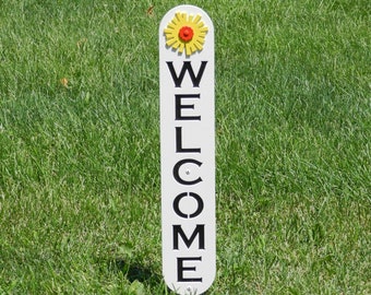 Welcome Sign - Garden Stake