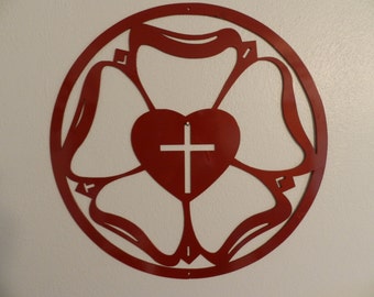 Luther's Rose  - Metal Wall Art