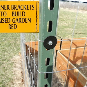 Clamp Washers for Strut Channel to build Fenced Raised Garden Bed / Deer Proof Garden Bed