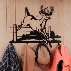 Buck Deer Coat Rack