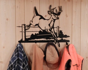 Buck Deer Coat Rack