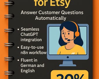 AI Voice Agent voor Etsy | Intelligente spraakassistent voor uw winkel | Automatische klantenservice en winkelbeheer | Inclusief instructies
