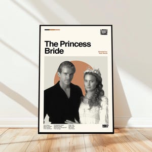 The Princess Bride Poster - Movie Poster - Midcentury Modern Art - Minimalist Art - Vintage Print - Retro Modern Poster - Gift for him